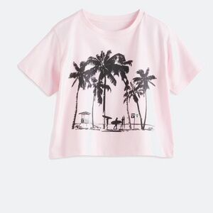 Surfer Paradise graphic Pink Kids Tee size medium 8-10